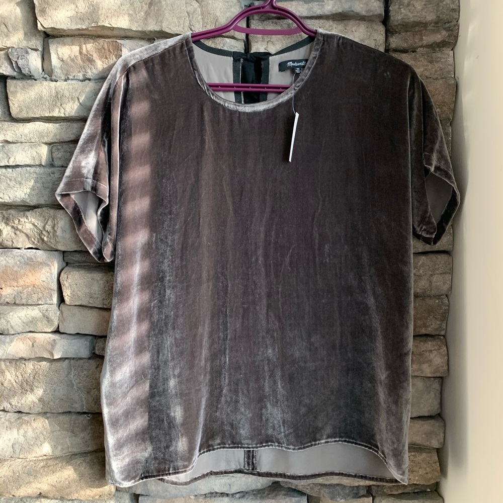 Madewell | velvet blouse